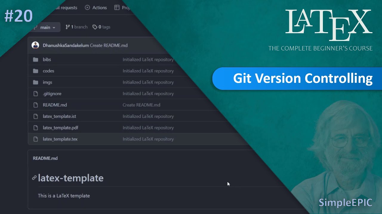 LaTeX #20 - Version Controllring with GitHub