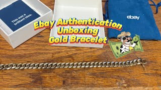 Ebay Authenticity Guarantee Package Unboxing Gold Bracelet