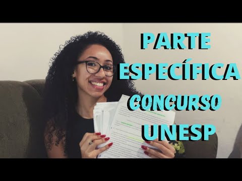 Como estudar a parte específica para Concursos UNESP