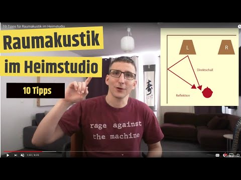 Raumakustik im Heimstudio: 10 Tipps