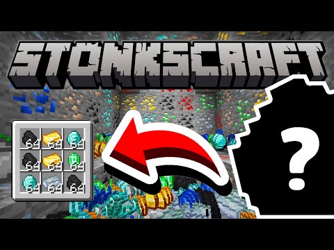 CONSEGUI muito MINÉRIO sem MINERAR! - STONKSCRAFT #30