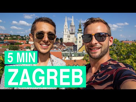Zagreb in 5 minutes ✌️😀 popular sights in Zagreb (Croatia)