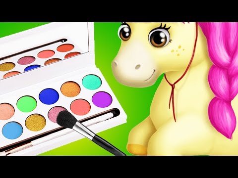 Play Pony Sisters Hair Salon 2 - Fun Baby Learn Colors - Care Makeover Bath Time Dress Up Kids Games