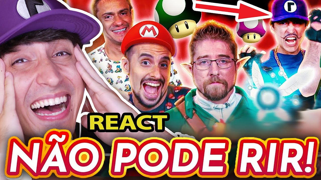 REACT NÃO PODE RIR! Participei do UTC Nintendista com Castro Brothers, Digplay, RK Play #CoelhoReact