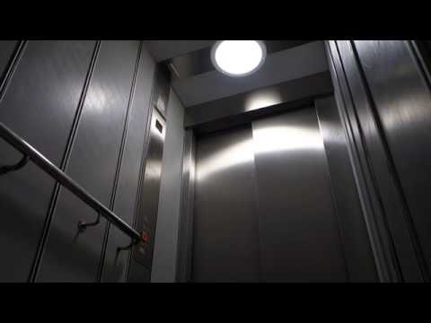 IT'S MODERNIZED!!! 1989 OTIS Roped Hydraulic Elevator @ Norra Hamngatan 13, Sweden.