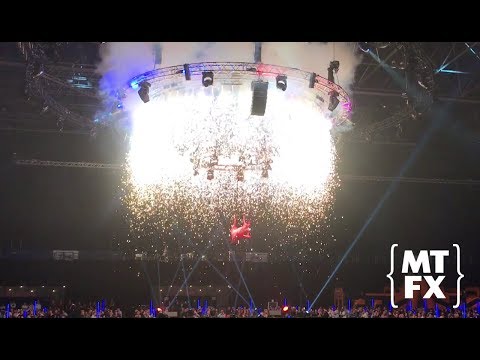 Arena Pyro - Falling Stars & Curved Waterfall - Special Effects