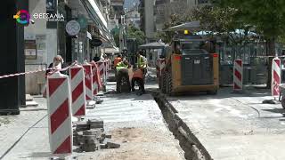 ΣΥΝΕΧΙΖΟΝΤΑΙ ΟΙ ΕΡΓΑΣΙΕΣ ΕΓΚΑΤΑΣΤΑΣΗΣ ΟΠΤΙΚΩΝ ΙΝΩΝ ΣΤΟ ΚΕΝΤΡΟ ΤΟΥ ΒΟΛΟΥ 20 04 2026