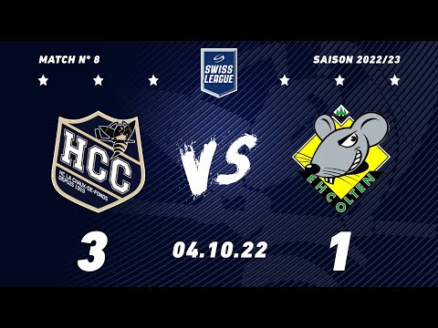 4 octobre 2022 HC La Chaux-de-Fonds – EHC Olten (3-1)