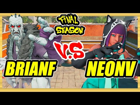 SFV CE 🔥 BrianF (Oro) vs NeonV (Menat) 🔥 Ranked Set 🔥 Street Fighter 5