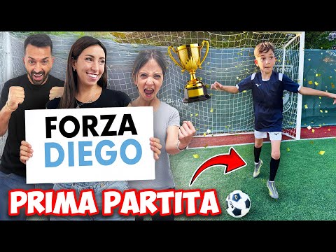 VLOGVI: FIRST GAME! LET'S GO SEE FIGLIODIEGO'S FOOTBALL MATCH, THEY LOST!