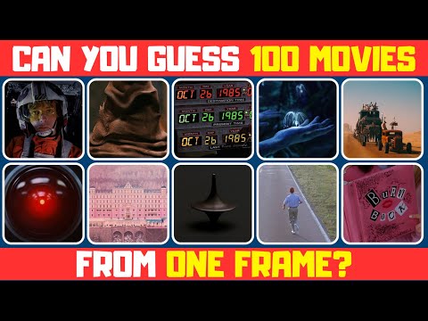 100 MOVIE QUIZ: Guess the Film by a Single Frame! 🍿🎬🧠