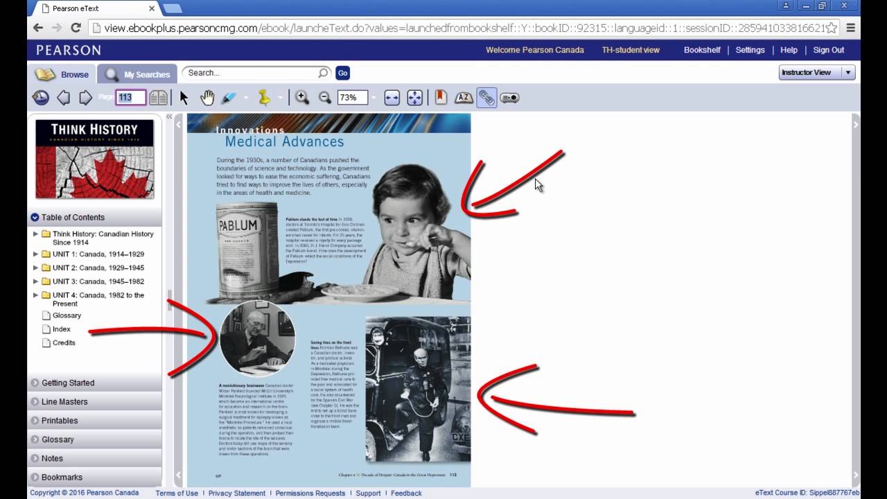 Think History: Features of the Interactive Teacher eGuide