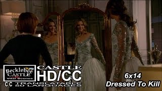 Castle 6x14 &quot;Dressed To Kill&quot; Beckett in Wedding Dress in HD (HD/CC)