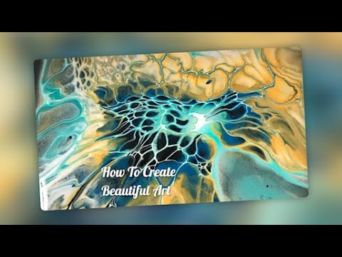 (272) Bloom Technique in Acrylic Pouring - Shelee Art