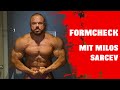Formcheck mit Milos Sarcev