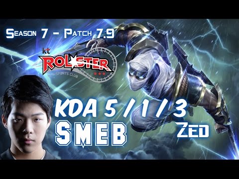 KT Smeb ZED vs VIKTOR Mid - Patch 7.9 KR Ranked