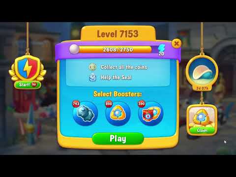 Fishdom 7153 Level - 20 moves - NO BooSTERS