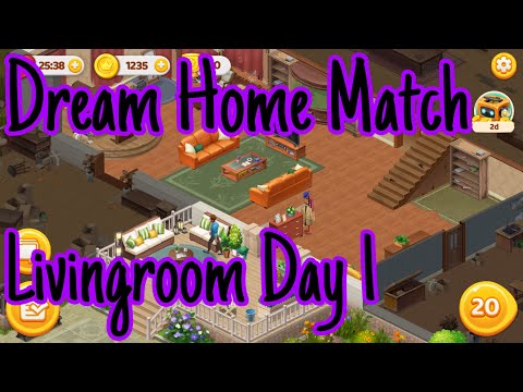Dream Home Match Day 2 - Livingroom 1 - Gameplay Walkthrough