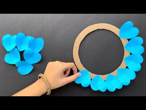 2 Beautiful Flower Wall Hanging / Paper Craft For Home Decoration /Easy flower making with paper DIY