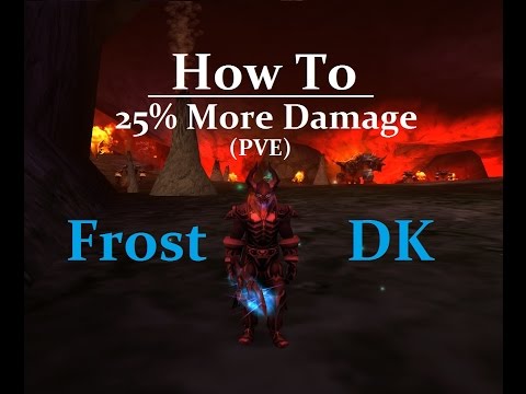 WOD Frost DK PvE/Raid- 25% Damage Buff - How To Guide - Damage Trick (fixed)