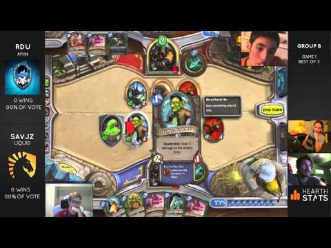 Hearthstats Invitational - Group B: Savjz vs RDU Tie Breaker