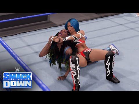 WWE 2K22 - SmackDown : Sasha Banks & Toni Storm vs. Dakota Kai & Naomi
