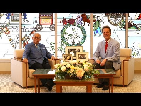 【京都外大】創立70周年記念対談　理事長・総長 森田嘉一 × ジェフ・バーグランド教授