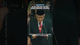 Kilas Balik Jokowi-Ma'ruf Amin Dilantik Jadi Presiden-Wapres RI, Prabowo hingga Megawati Hadir