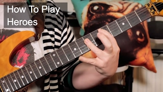 'Heroes' David Bowie Guitar Lesson