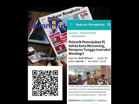 Top News Koran RB, Sabtu, 4 November 2023