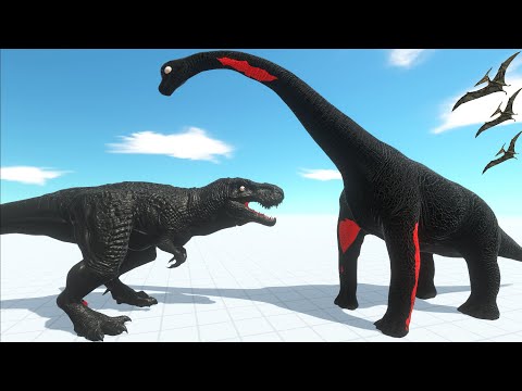 DARK T REX vs ALL UNITS - Animal Revolt Battle Simulator