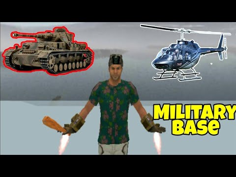 Vegas crime Simulator Helicopter & Tank kaise le | visiting millitary base