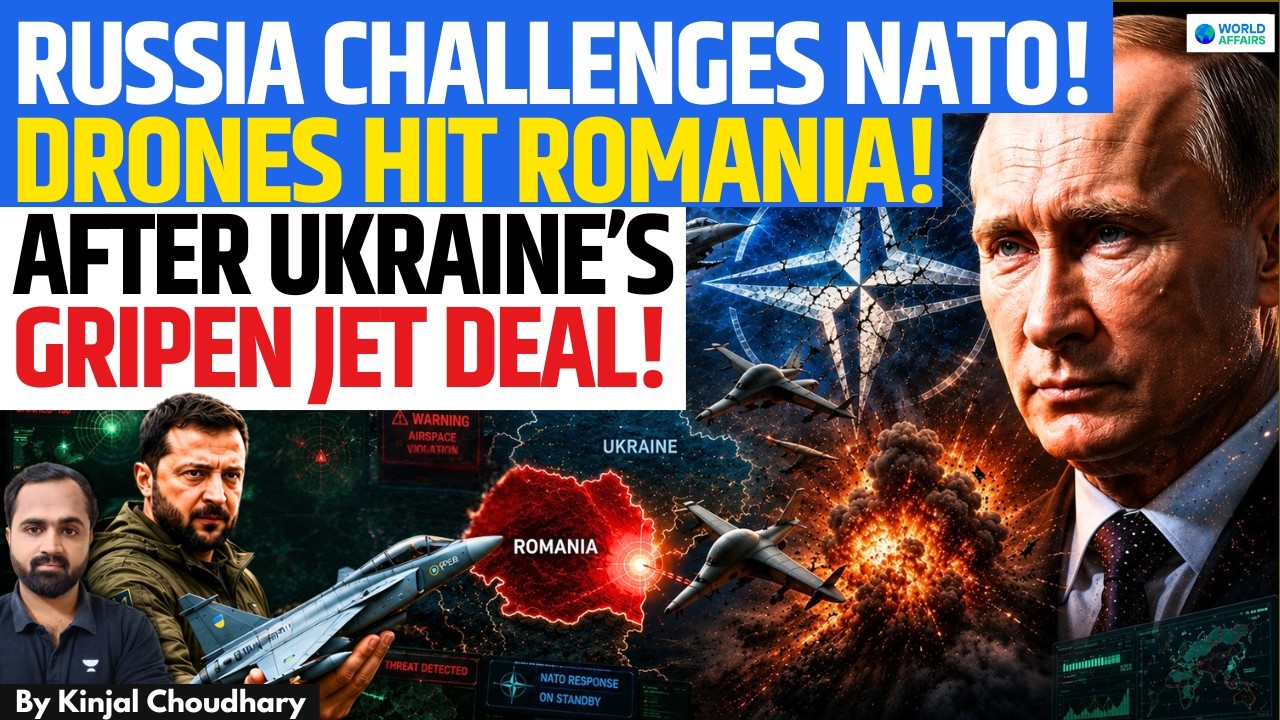 Russia Strikes NATO-Romania! Putin's Warning After EU $100B Package & Gripen Jets To Ukraine! Kinjal