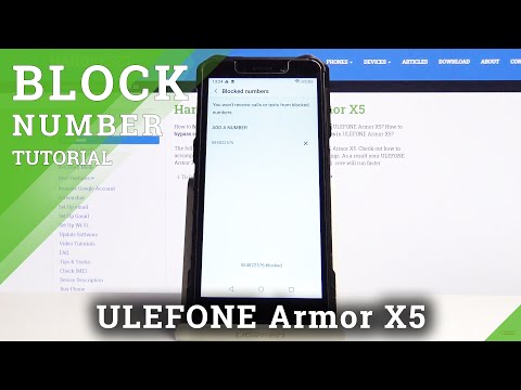 How to Block Number in ULEFONE Armor X5 – Create Blacklist