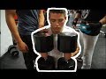 16 YEAR OLD Dumbbell Bench Presses 150LBS (INSANE)