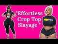 Black Women Slay Crop Tops Effortlessly Inspiring Curvy And Plus Size Models