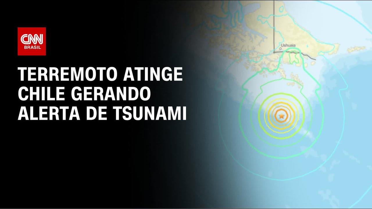 Terremoto de magnitude 7,4 atinge Chile e gera alerta de tsunami | LIVE CNN