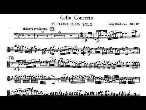 Boccherini - Cello Concerto No. 9 in B-flat major (original version)
