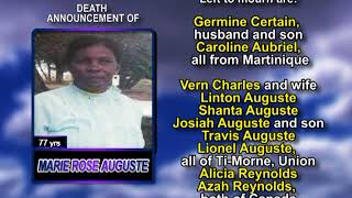 Marie Rose Auguste long