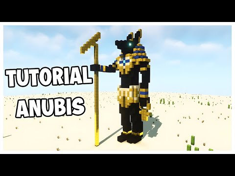 How to Build the Anubis Statue in Minecraft
