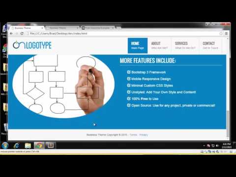 Learn How to Build a Business Theme Using Bootstrap Part 5