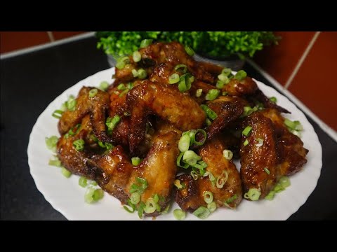 TASTY AIR FRYER SWEET CHILLI AND SIRACHA CHICKEN WINGS| EASY RECIPES