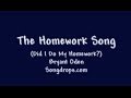 Funny Song: The Homework Song 