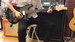 Video thumbnail for KAMINARI Liquid-2 - See-through Metalic Black Burs by Red Guitars