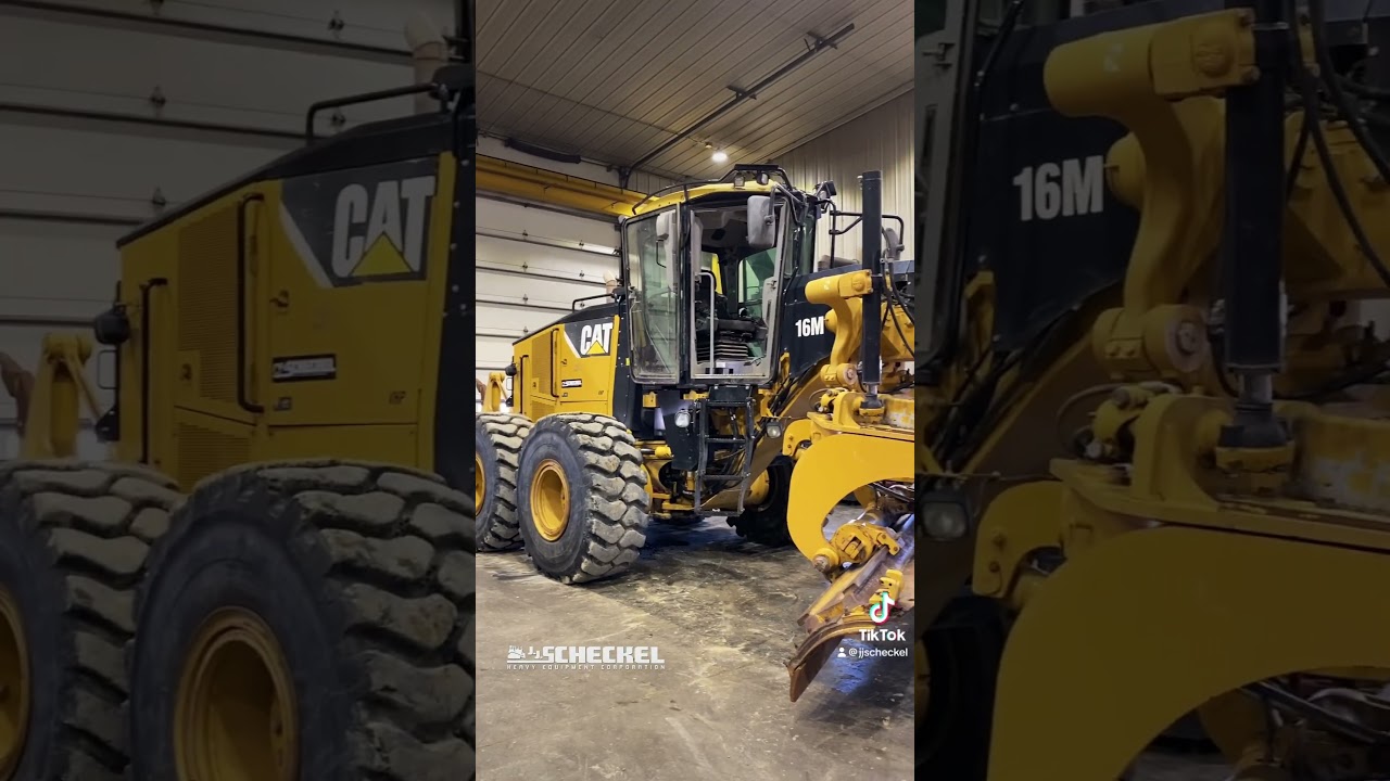 2012 CAT 16M Motor Grader listed and sold this week, getting ready to ship. #heavyequipment