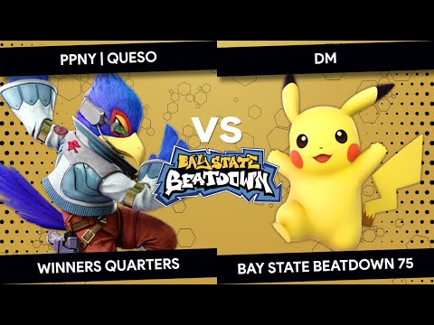 Bay State Beatdown 75 - PPNY | Queso (Falco) vs DM (Pikachu) - Winners Quarters
