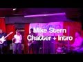 FUSION II Chatter + Intro @ Philly Joe's (Mike Stern)