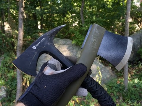 Camp Axe VS. Tomahawk: Mora and Browning Black Label - Who Wins?
