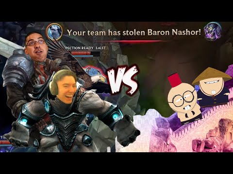 TRICK2G AND COOKIE BEAT CHINA AND THEY GOT MAD (BARON STEAL) - Cookiemanman
