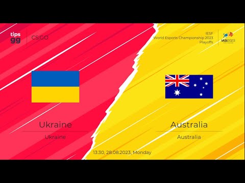 🛑[RU] Paragon 1080p 🔥 Ukraine vs Australia (bo1) 🔥|ESF World Championship 2023 | [LIVE] 🔥